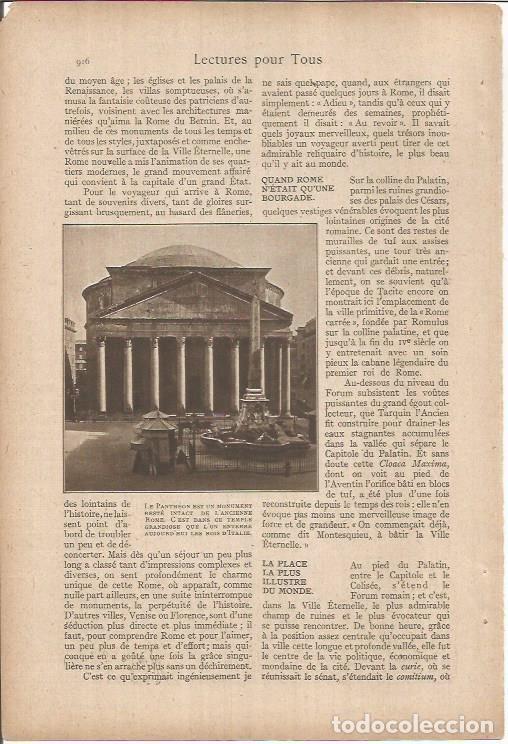 Cartoline: LAMINA 27284: El Panteon de Roma - VVAA
