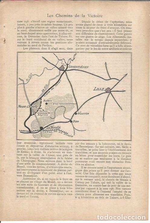 Cartes Postales: LAMINA 27300: Mapa de la campa&ntilde;a de Lille - VVAA