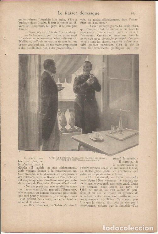 Postales: LAMINA 27222: Guillermo II de Alemania fumando - VVAA