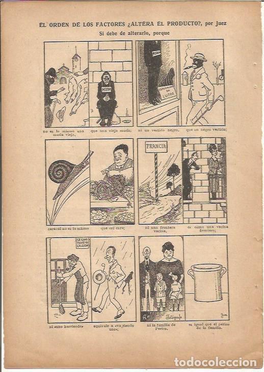 Postales: LAMINA 27172: El orden de los factores, por Juez - VVAA