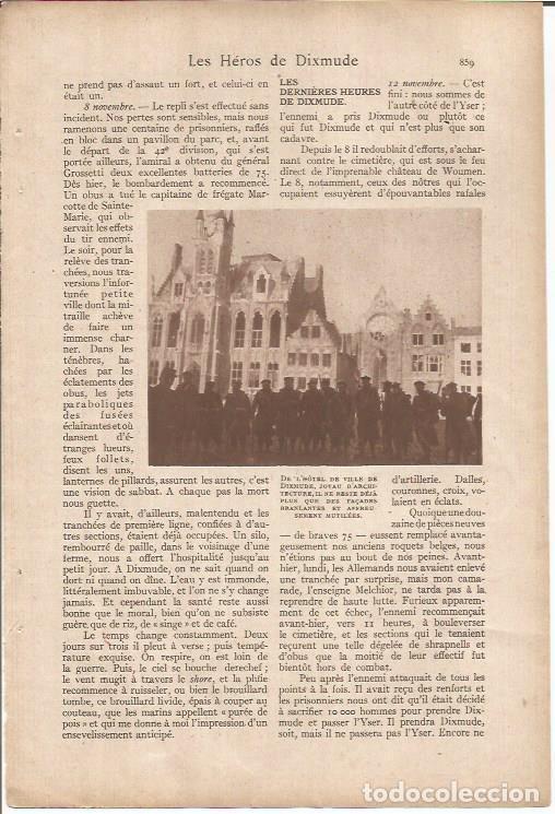 Postales: LAMINA 27217: Hotel de Ville en Dixmude - VVAA