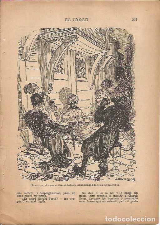 Postales: LAMINA 27182: Dibujo de J. Llaverias para El idolo - VVAA