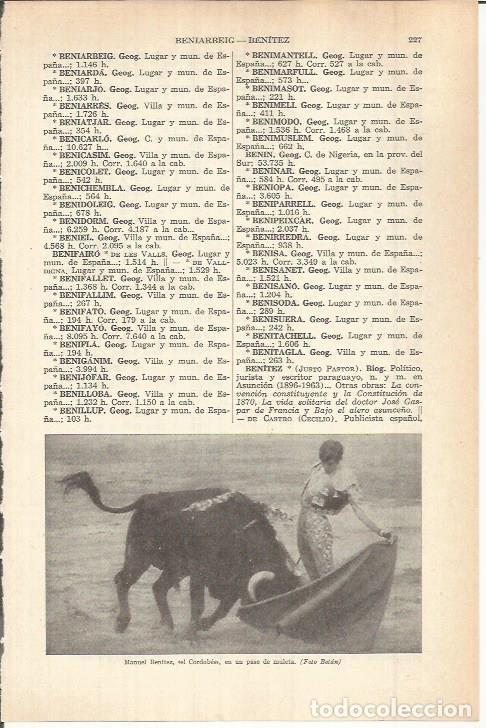 Cartoline: LAMINA ESPASA 38012: El Cordobes en un pase de muleta - Varios