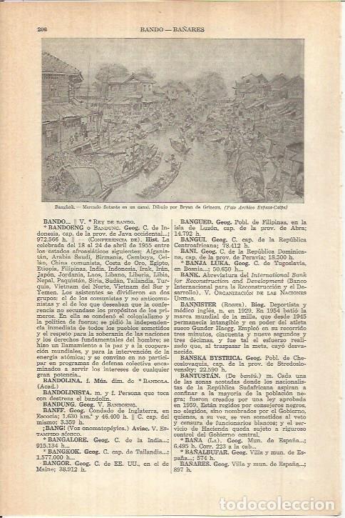 Cartoline: LAMINA ESPASA 38002: Mercado flotante en Bangkok, Tailandia - Varios