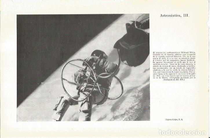 Cartoline: LAMINA ESPASA 37965: El astronauta Edward White en el Geminis IV - Varios