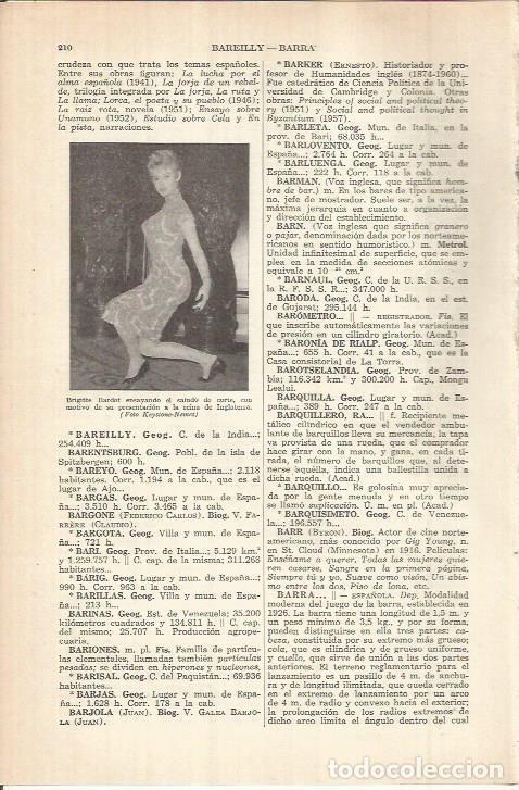 Cartoline: LAMINA ESPASA 38005: Brigitte Bardot - Varios