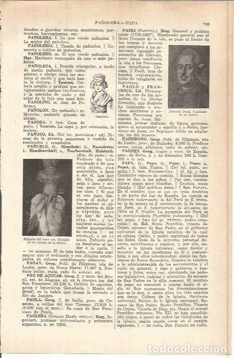 Cartoline: LAMINA ESPASA 37752: Pascual Paoli - Varios