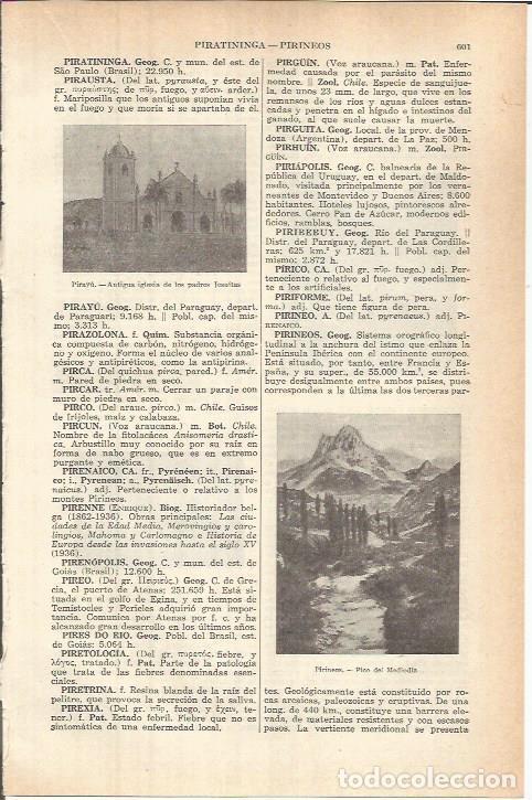 Cartes Postales: LAMINA ESPASA 37809: Pico del Mediodia en los Pirineos - Varios