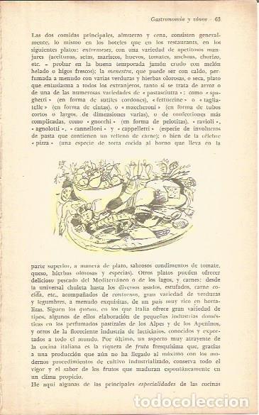 Postales: LAMINA V00408: Ilustracion de bandeja de comida - VVAA