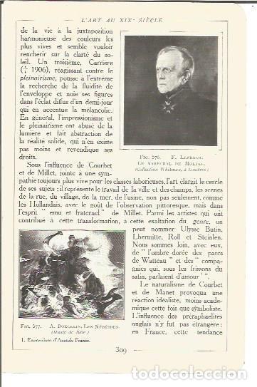 Postales: LAMINA V00245: Las Nereidas, por A. Boecklin y El Mariscal de Moltke, por F. Lenbach - Salomon Reina