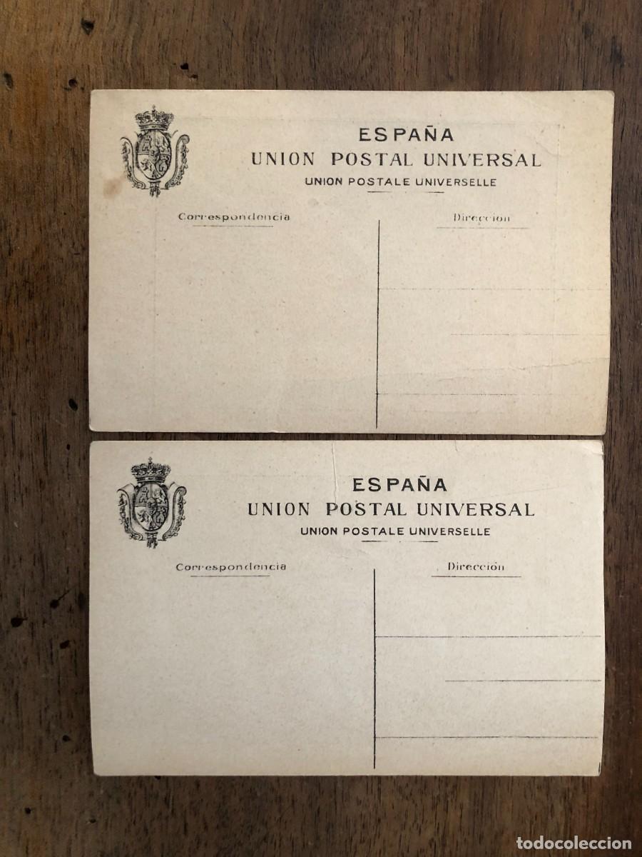 Postales: DOS POSTALES CENTENARIO DE LOS SITIOS, 1908: JOS&Eacute; DE LA HERA Y MARIANO ZEREZO - Foto 2