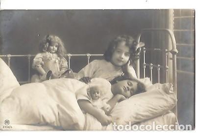 Postales: ANTIGUA POSTAL 2610 6 P R H NI&Ntilde;AS