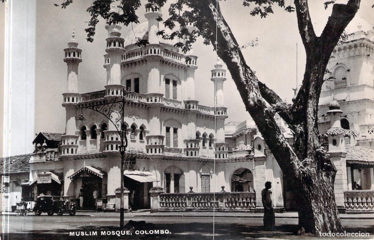 Postales: Postal de la Mezquita Musulmana en Colombo, Sri Lanka