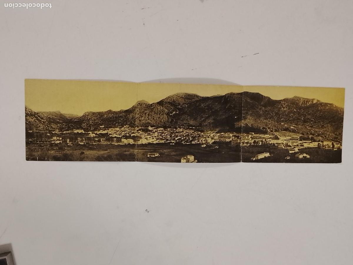 Postales: ANTIGUA POSTAL TRIPLE PANORAMICA DE UBRIQUE CADIZ ESCRITA CON HISTORIA . DESPLEGABLE