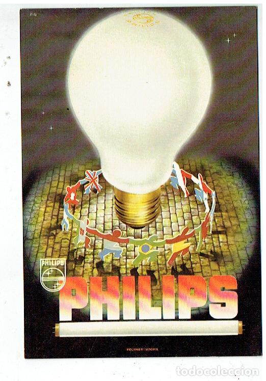 Postales: PHILIPS. PUBLICIDAD. TAMA&Ntilde;O POSTAL(B56.1) - Foto 1