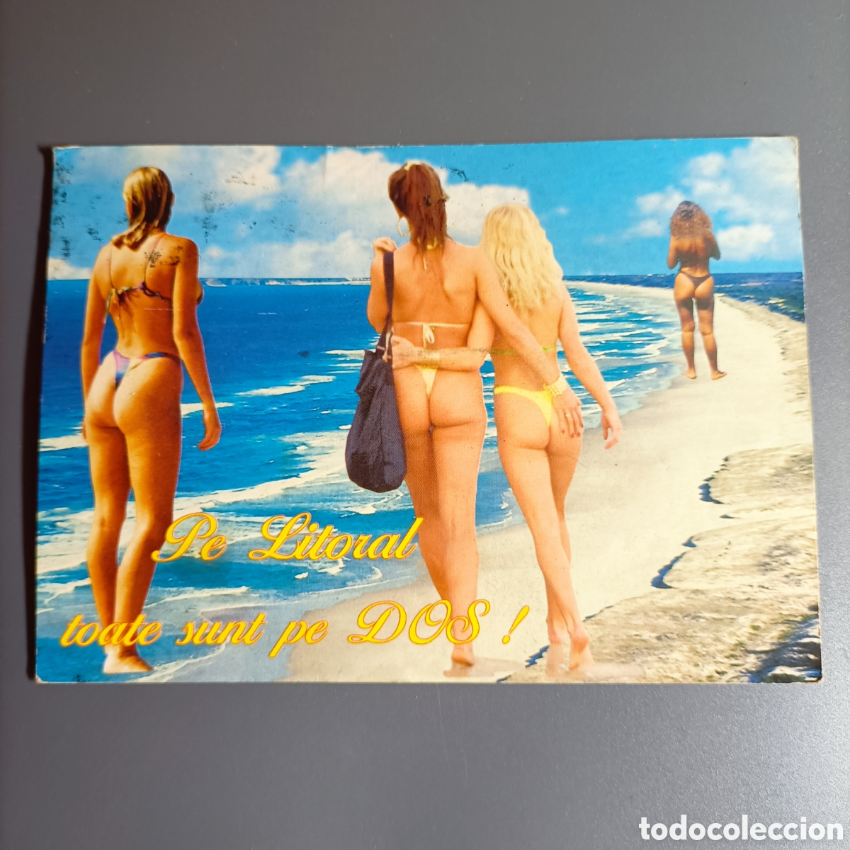 Postales: TARJETA POSTAL CIRCULADA. (RUMANIA) PLAYA MAR NEGRO