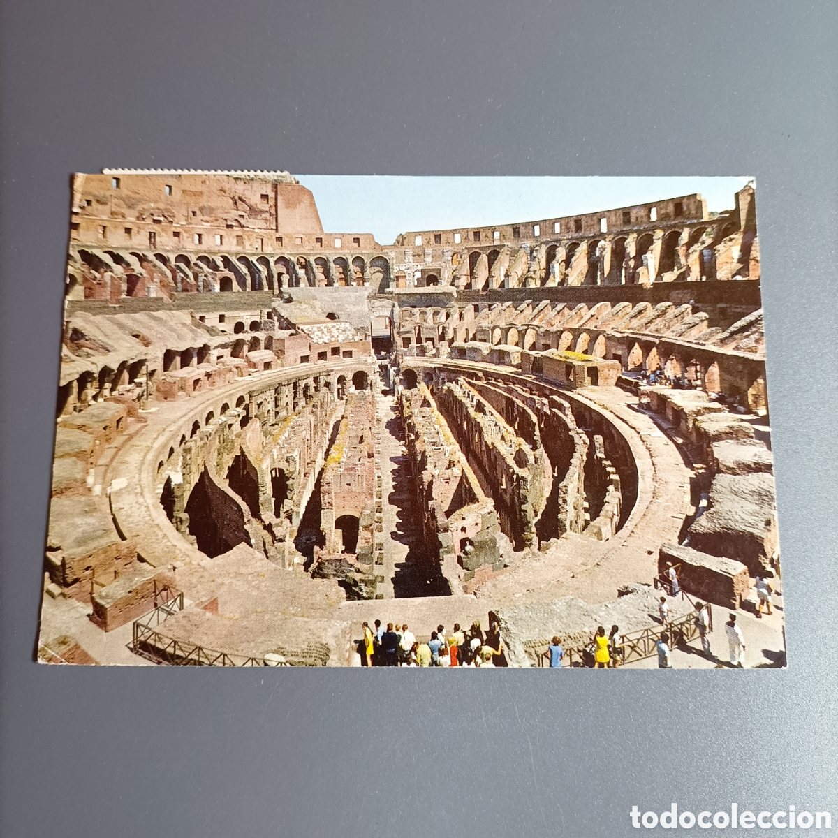 Postales: TARJETA POSTAL CIRCULADA. №551 ROMA. INTERIOR COLISEO