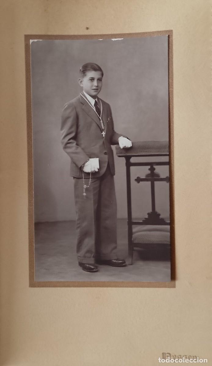 Postales: RECUERDO DE PRIMERA COMUNION BADALONA1940 - Foto 2