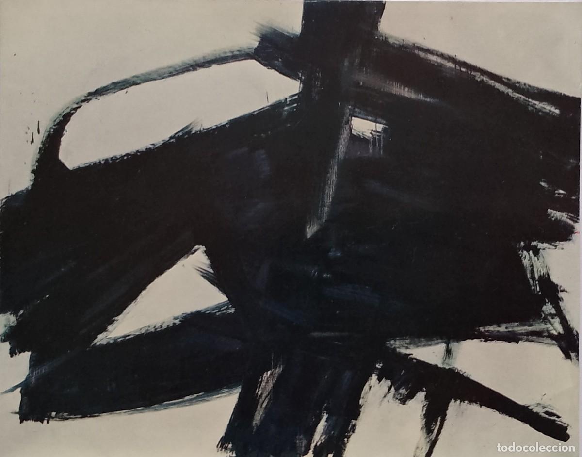 Postales: DIBUJO ABSTRACTO DE FRANZ KLINE PARA THE JOHNSON COLLECTIN