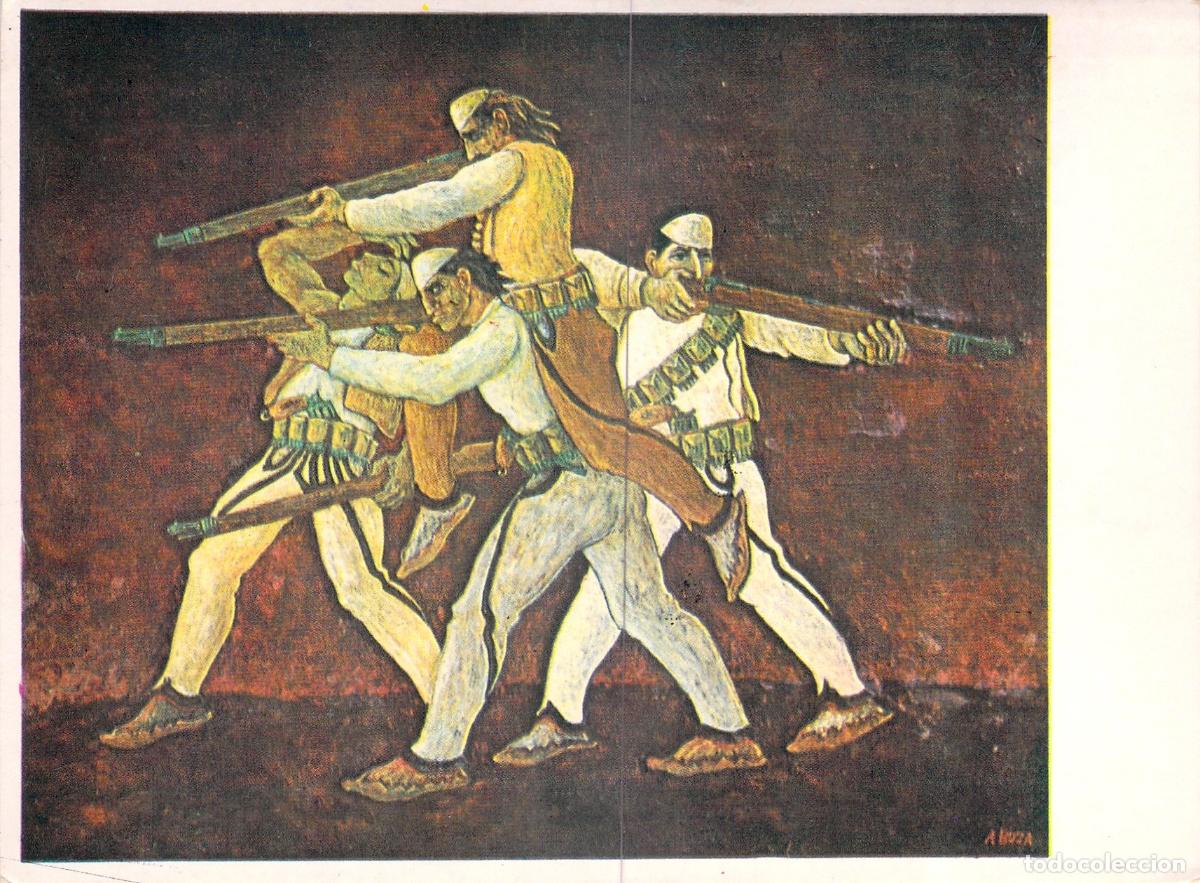 Postales: Postal de Azem Galica y sus hombres por Abdurahim Buza