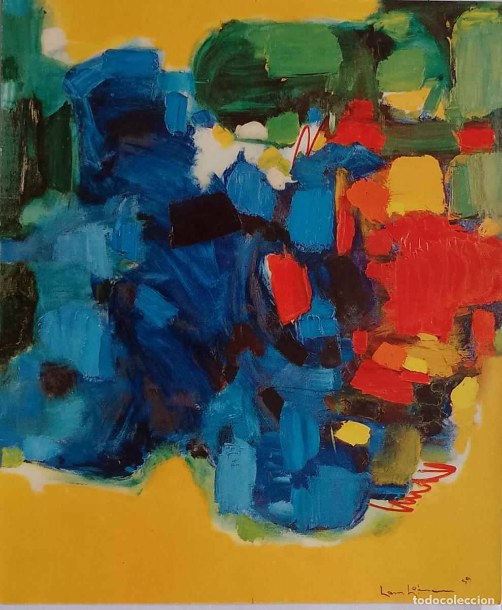 Postales: tarjeta con pintura abstracta de hans hofman 1880 (jonson collection