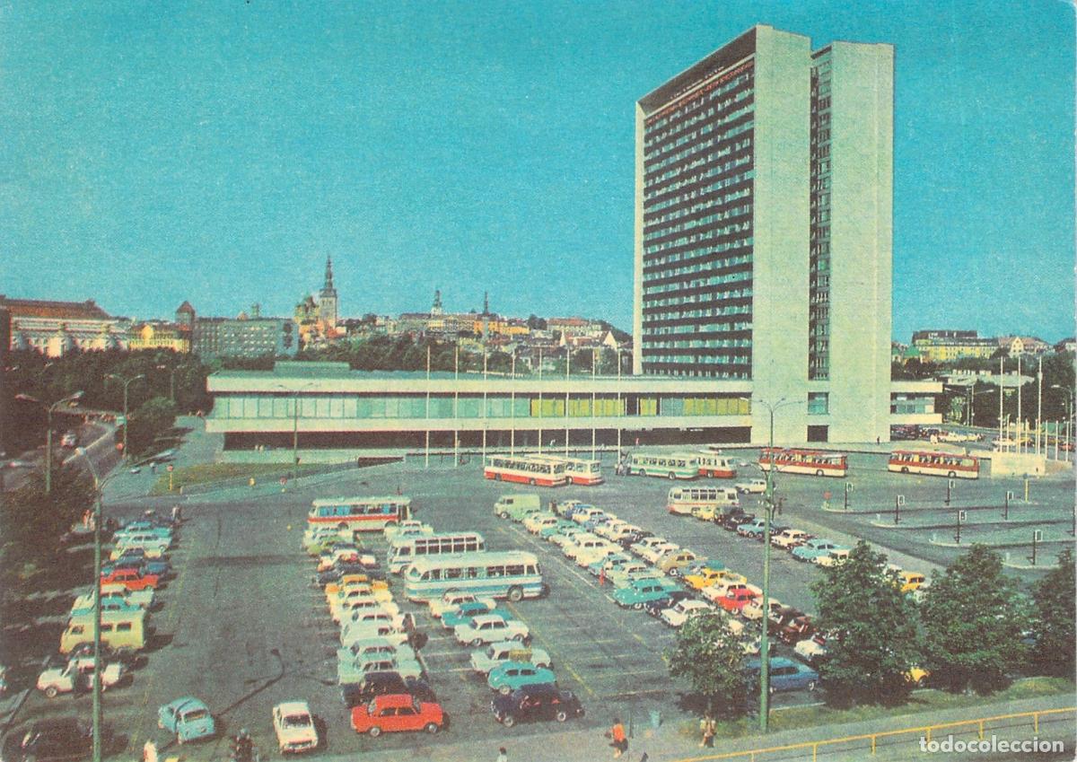 Postales: Postal del Hotel Viru en Tallinn, Estonia Sovi&eacute;tica