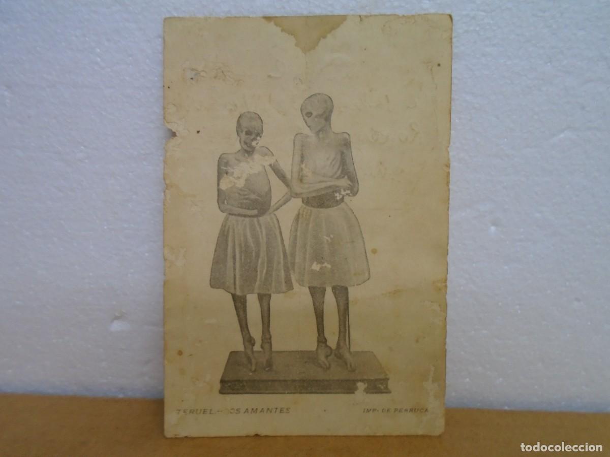 Postales: TERUEL.LOS AMANTES .POSTAL 1&ordm; XX.EDIC.IMP. DE PERRUCA. - Foto 1