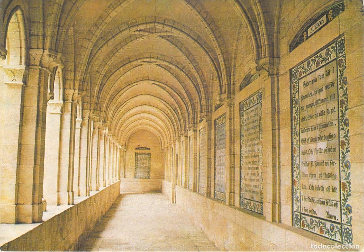 Postales: Postal de la Gruta del Padre Nuestro en Jerusal&eacute;n