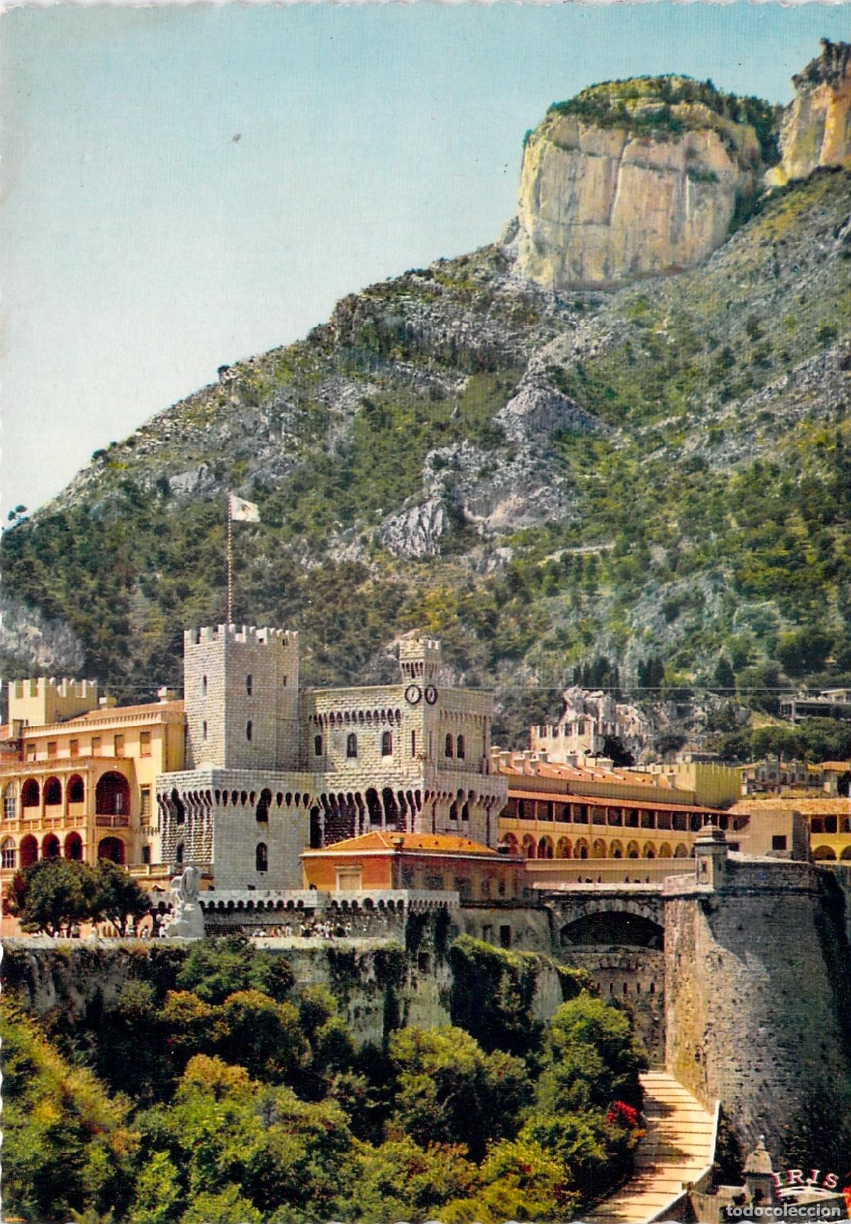 Postales: Tarjeta Postal del Palacio del Pr&iacute;ncipe de M&oacute;naco sobre el Pe&ntilde;&oacute;n