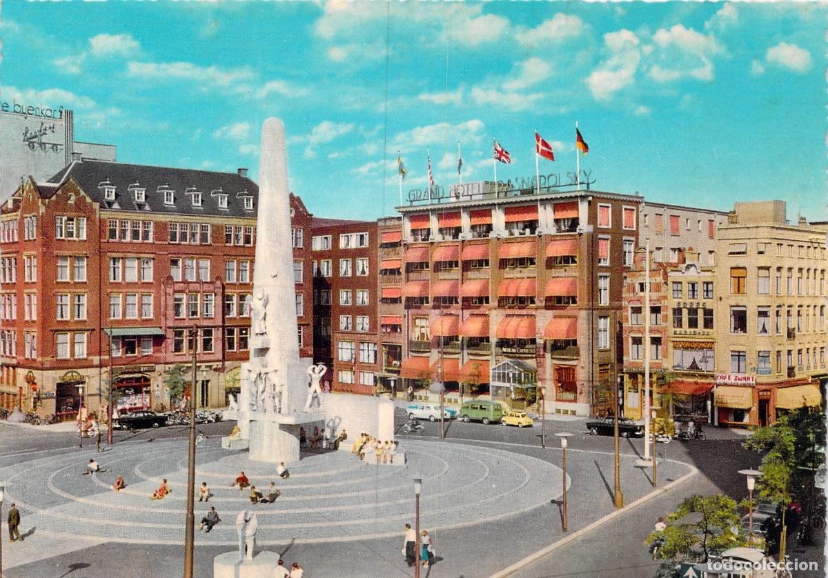 Postales: Postal de &Aacute;msterdam Monumento Nacional y Plaza Dam