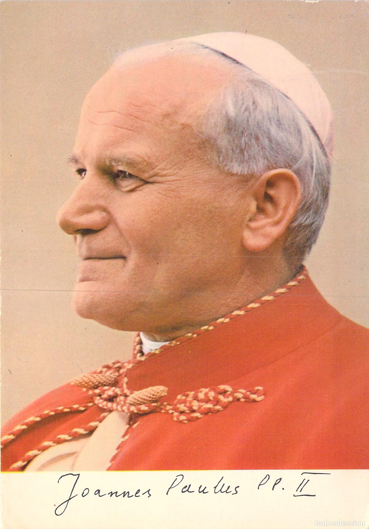 Postales: Postal de Juan Pablo II Retrato Oficial en Color