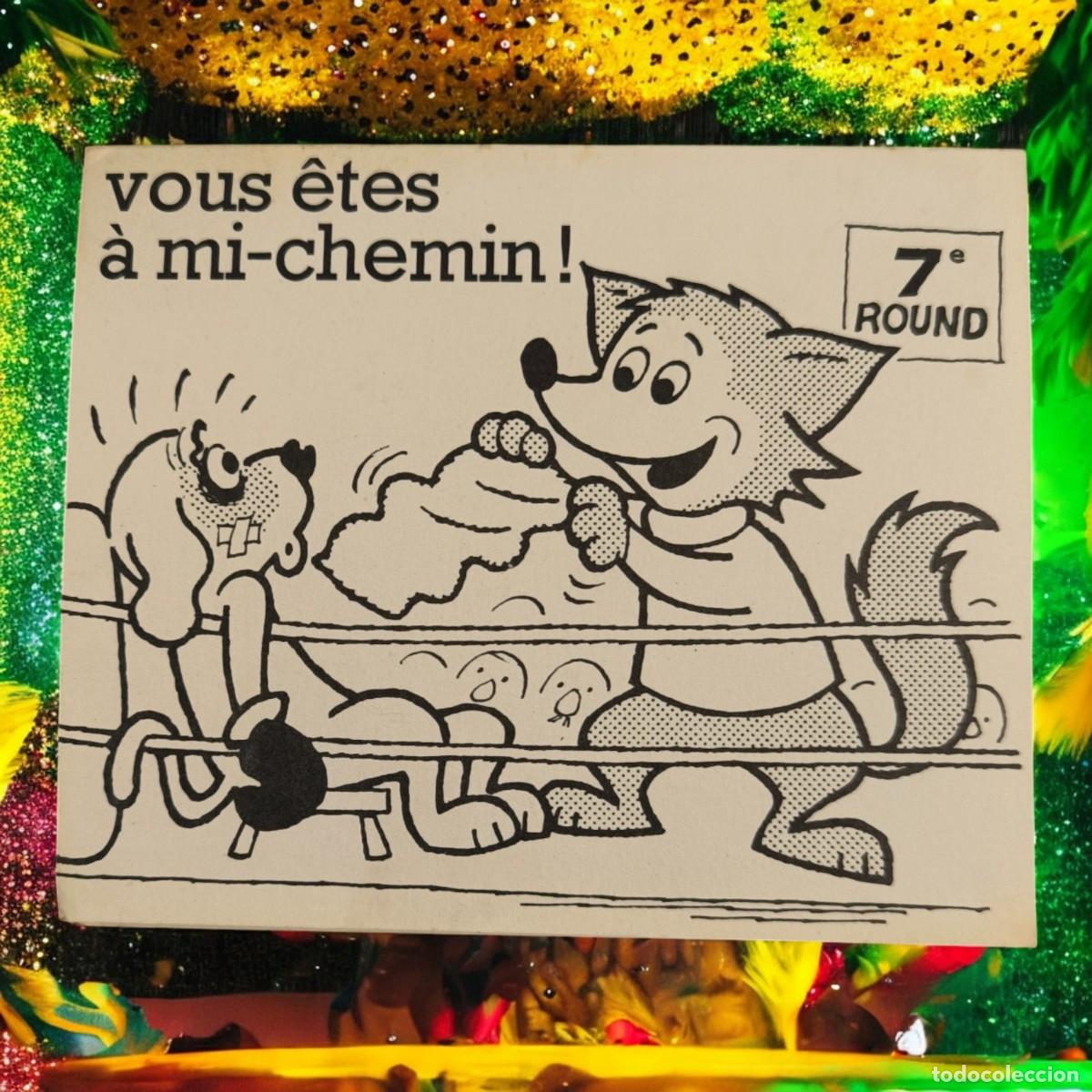 Postales: Postal Ilustrada Retro &ndash; 7ᵉ Le&ccedil;on D&rsquo;Entra&icirc;nement &ndash; Estilo Cartoon Motivacional Desde Francia