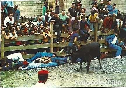 Postales: Francia & Marcofilia, Tumades con las vacas landesas, Sanguinet a Verd&uacute;n 1971 (990)