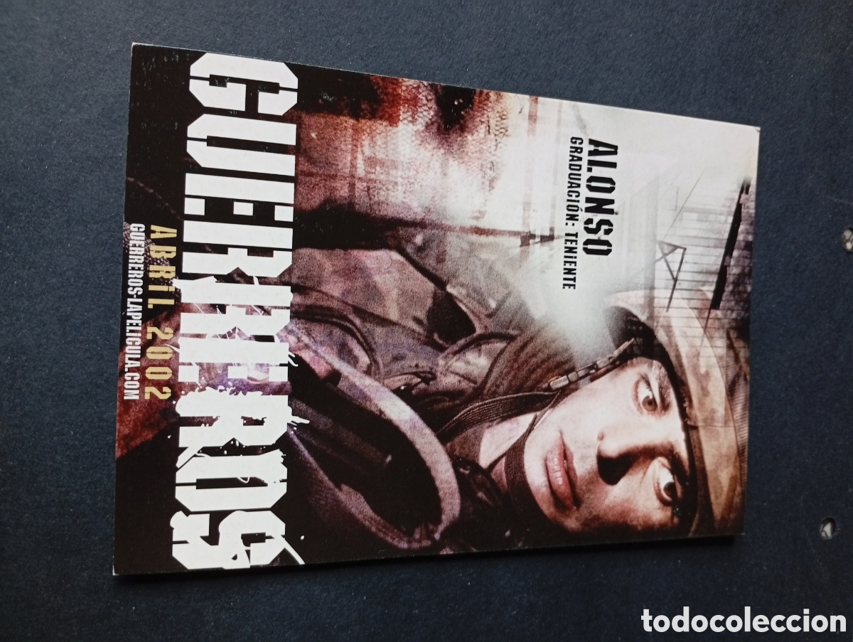 Postales: Postal Cine guerreros, Alonso graduaci&oacute;n: Teniente