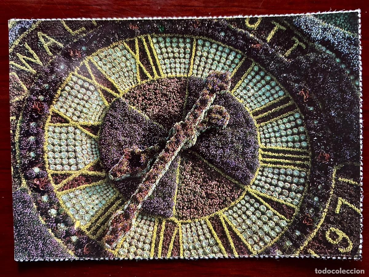 Postales: POSTAL RELOJ FLORAL EDIMBURGO - EDINBURGH'S FLORAL CLOCK - FRANQUEADA SIN CIRCULAR 1974