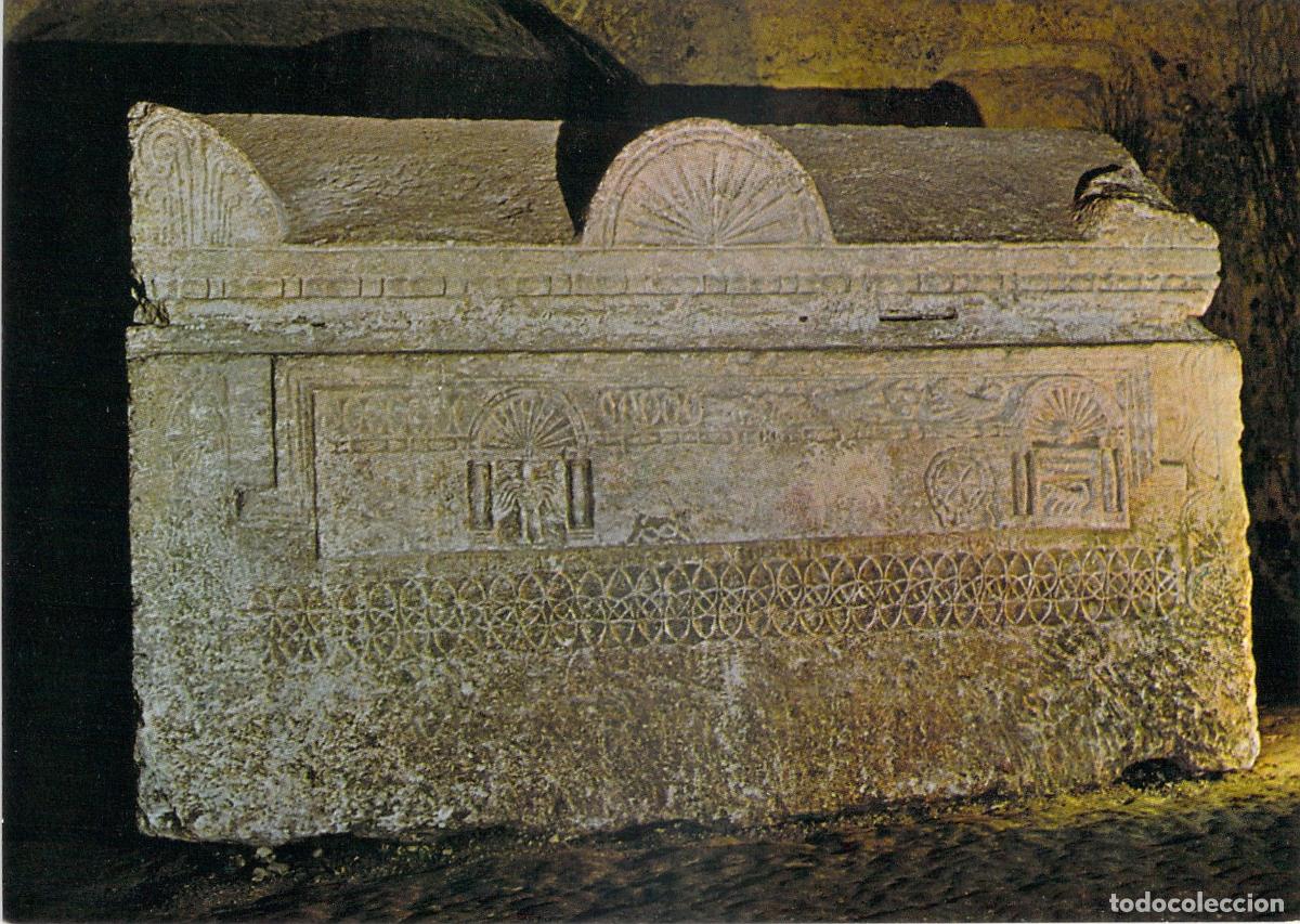 Postales: Postal Sarc&oacute;fago Decorado en Beth Shearim, Israel