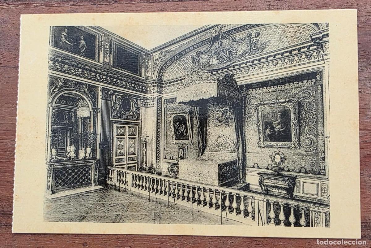 Postales: P.953 Postal antigua Ch&acirc;teau de Versailles La Chambre de Louis XIV N&ordm;37 Francia vintage original