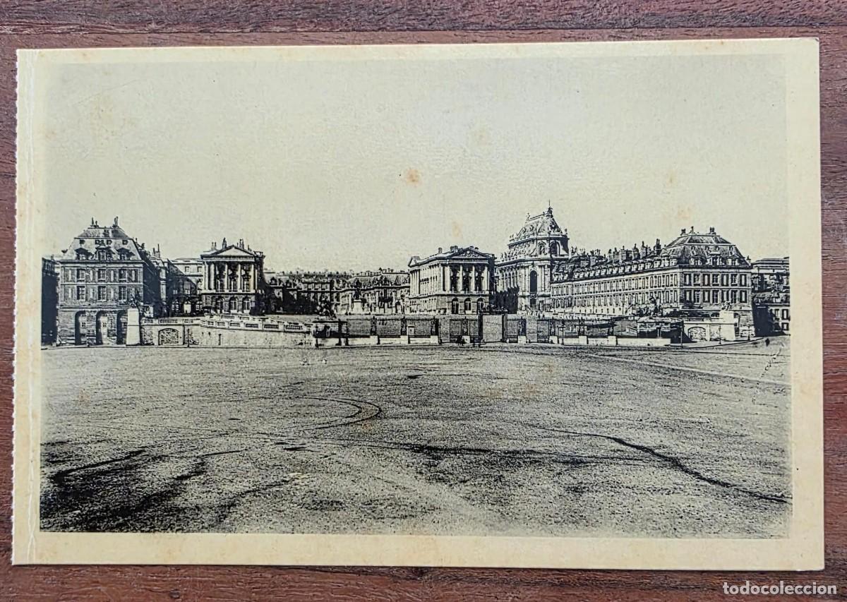Postales: P.955 Postal antigua Ch&acirc;teau de Versailles Fachada sobre la Plaza de Armas N&ordm;80 Francia vintage