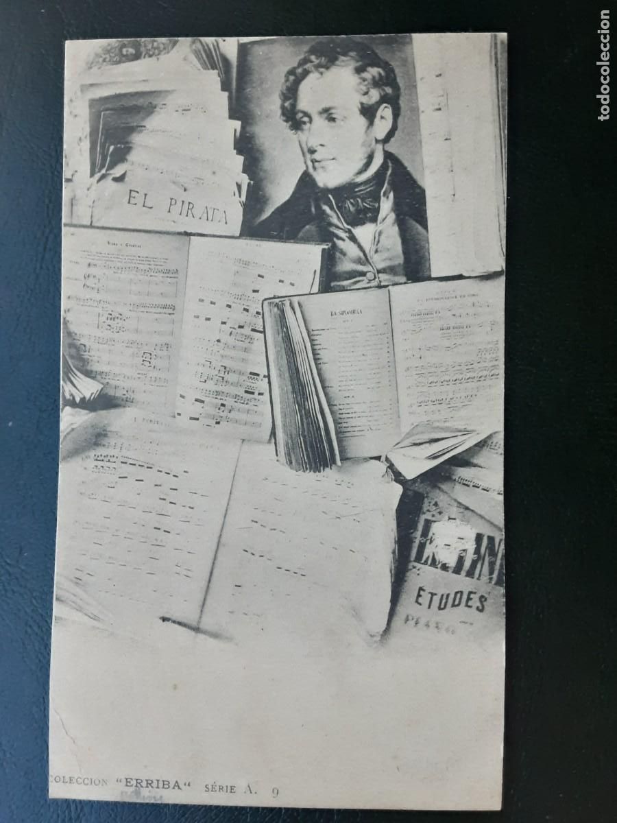 Postales: Antigua postal de VINCENZO BELLINI - Foto 1