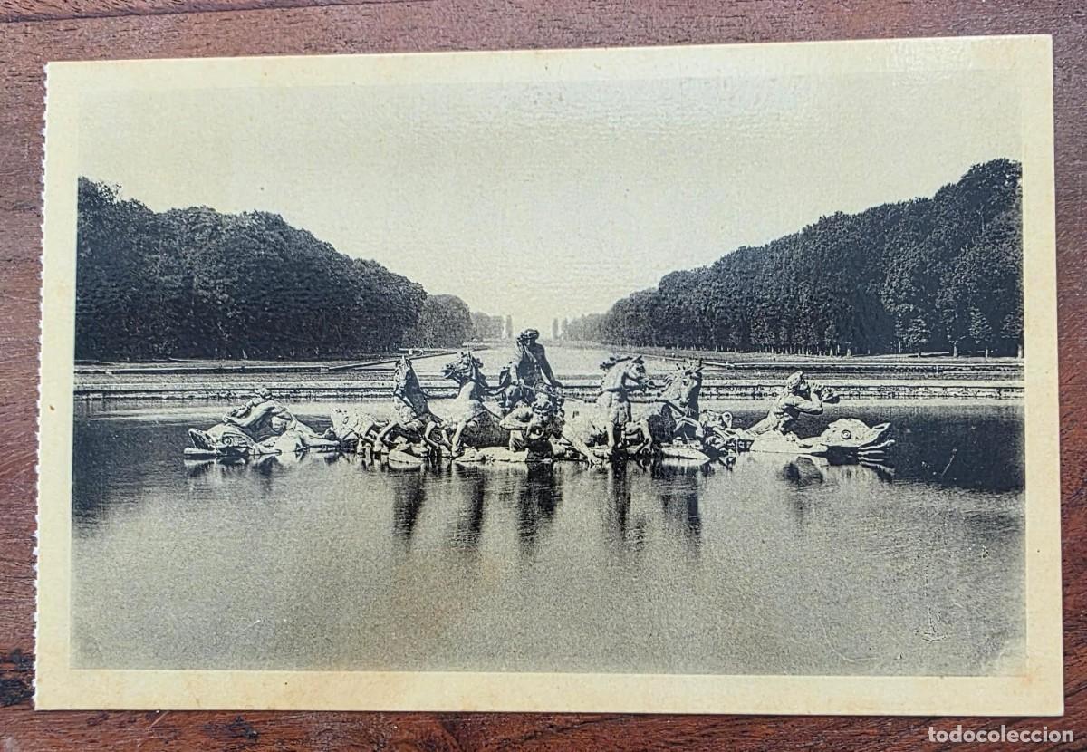 Postales: P.964 Postal Antigua Ch&acirc;teau de Versailles Parc du Ch&acirc;teau Le Bassin d&rsquo;Apollon Francia Vintage