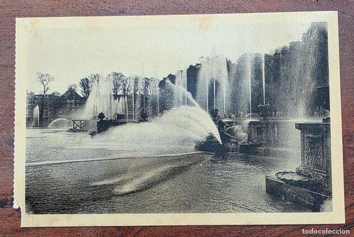 Postales: P.965 Postal Antigua Ch&acirc;teau de Versailles Grandes Eaux Bassin de Neptune Francia Vintage
