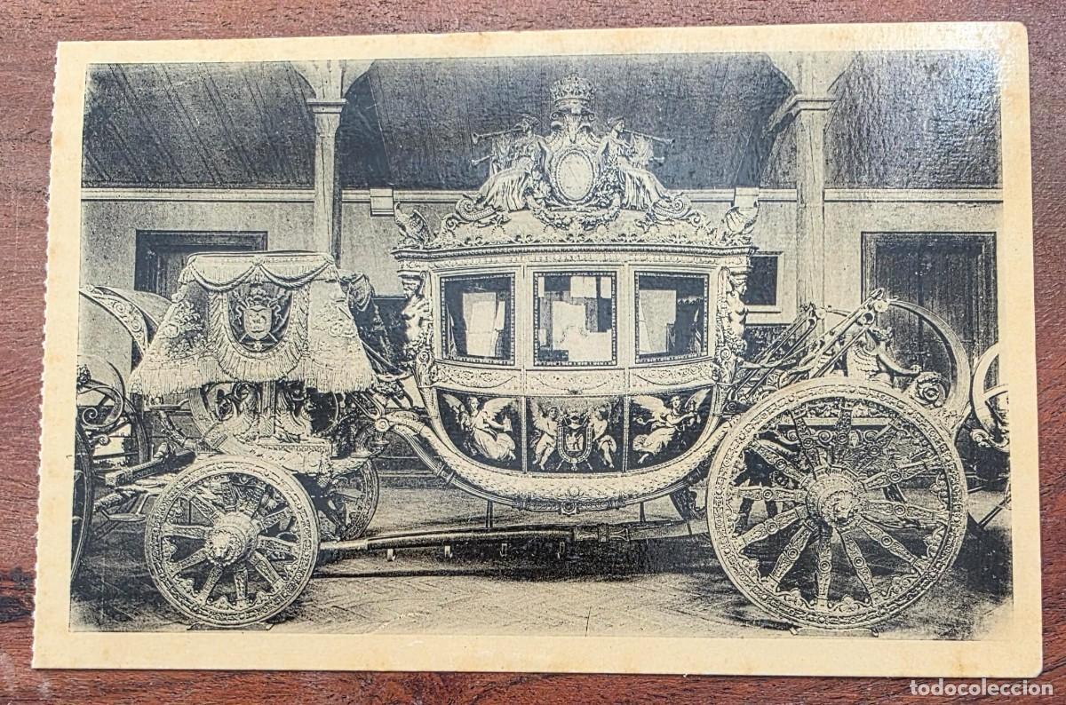 Postales: P.968 Postal Antigua Versailles Mus&eacute;e des Voitures Voiture du Sacre Carruaje Real Francia Vintage