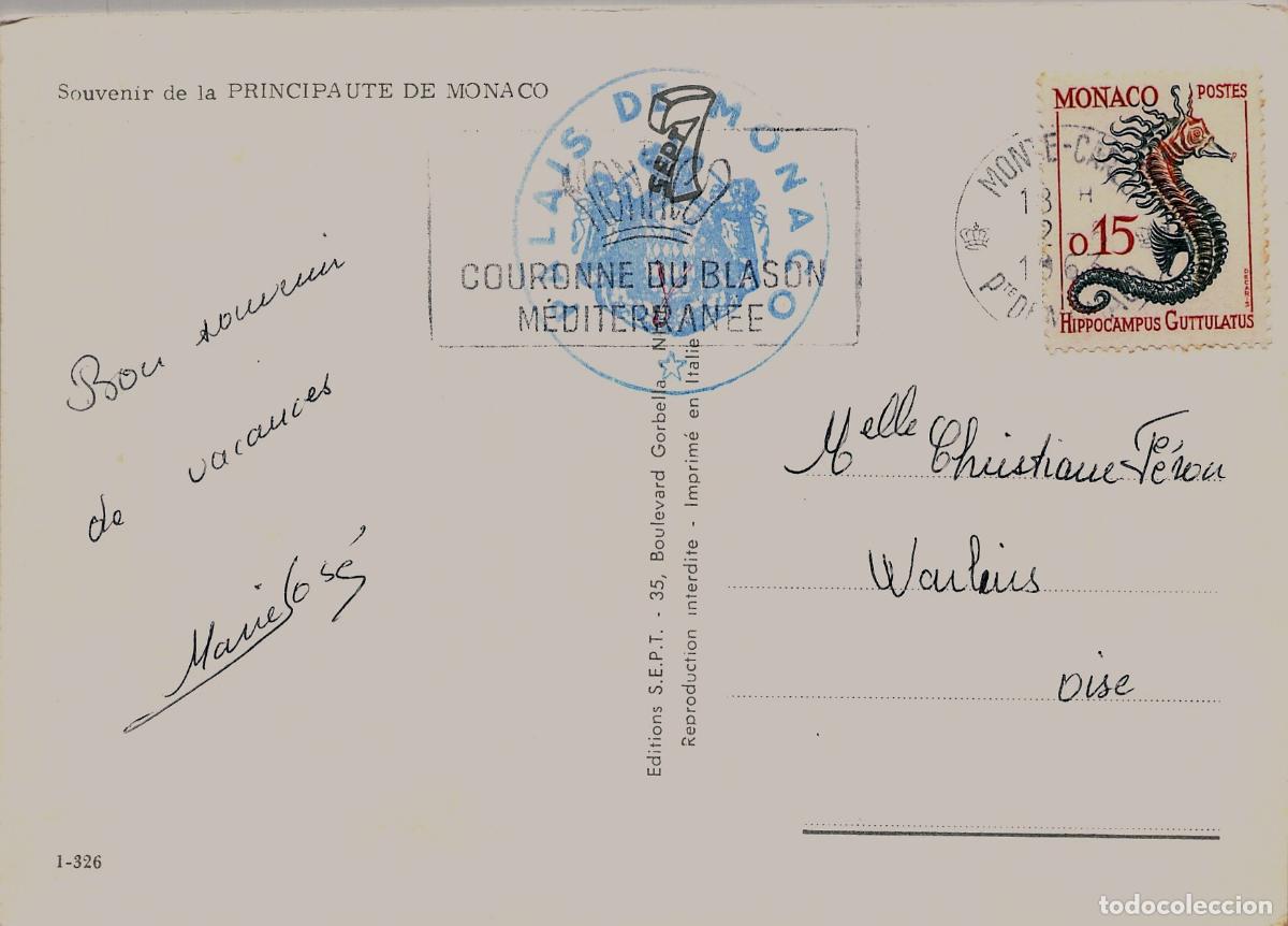 Postales: Postal de Vistas M&uacute;ltiples de M&oacute;naco y Monte Carlo - Foto 2