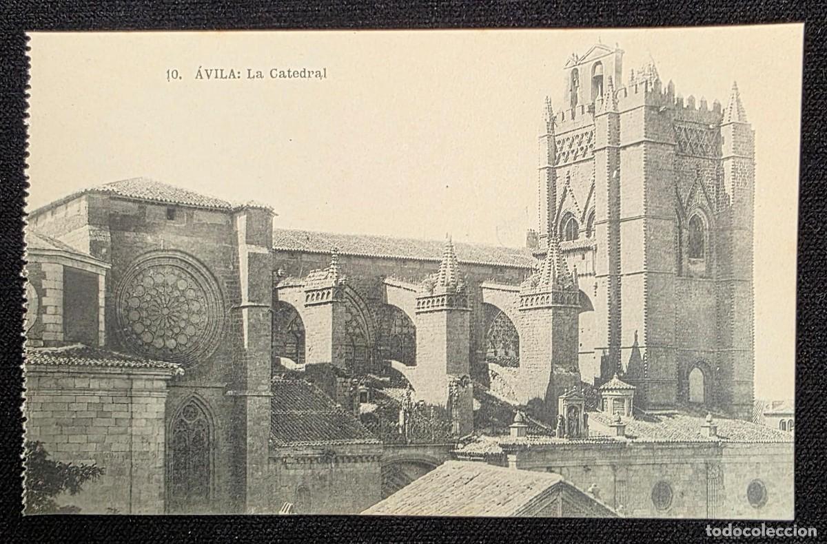 Postales: P.970 Postal Antigua &Aacute;vila La Catedral N&ordm;10 Fototipia Hauser y Menet Madrid Sin Circular