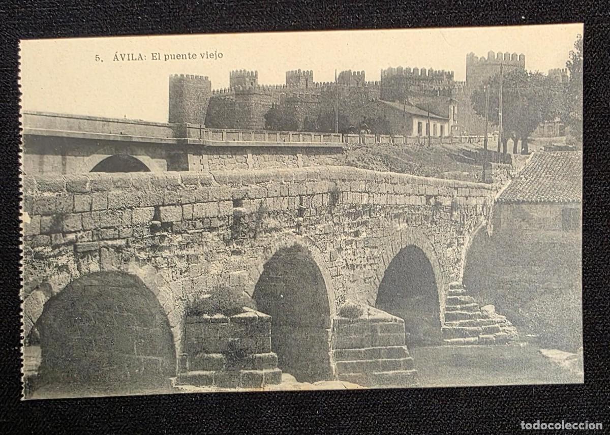 Postales: P.974 Postal Antigua &Aacute;vila El Puente Viejo N&ordm;5 Hauser y Menet Madrid Sin Circular