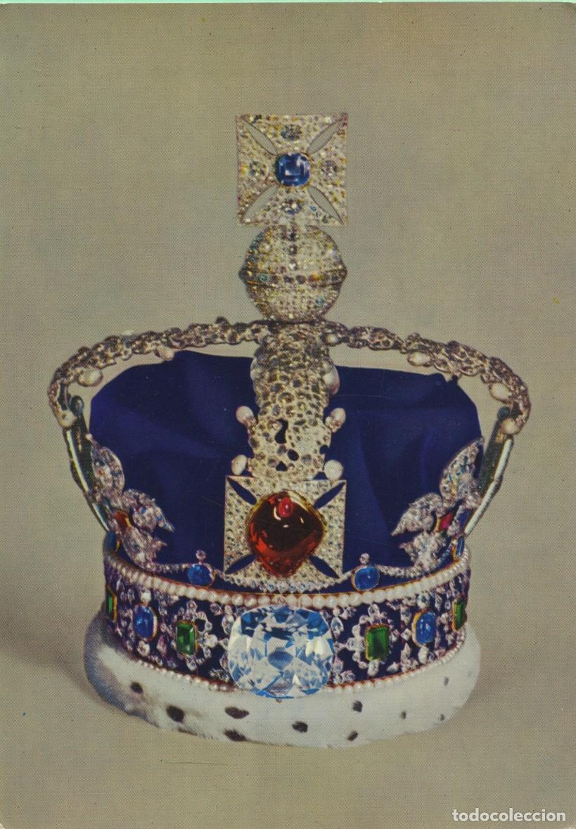 Postales: C.J.2. Imperial State Crown. Sin circular. ED. MINISTRY OF PUBLIC BUILDING AND WORKS