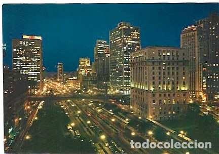 Postales: Brasil e Marcofilia, Sao Paulo, Vista Noturna do Vale do Ap&eacute;ndiceba&uacute;, Lisboa 1964 (6335)
