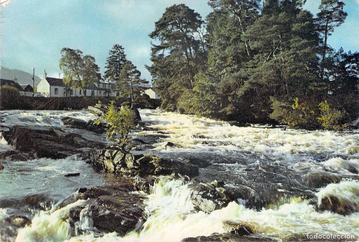 Postales: Postal de las Cascadas de Dochart en Killin, Perthshire, Escocia