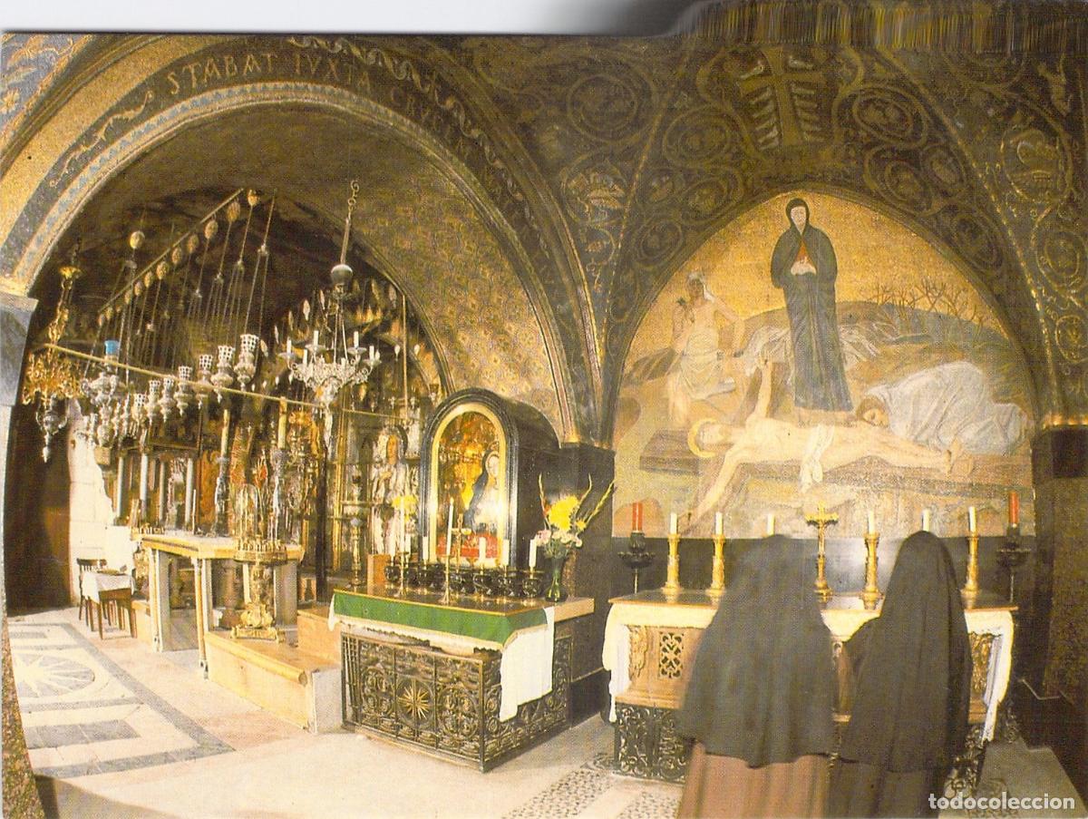 Postales: Postal Iglesia del Santo Sepulcro Jerusal&eacute;n Capilla del &Aacute;ngel