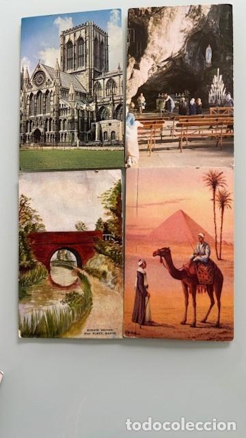 Postales: 4 Postales antiguas, lugares - Foto 1